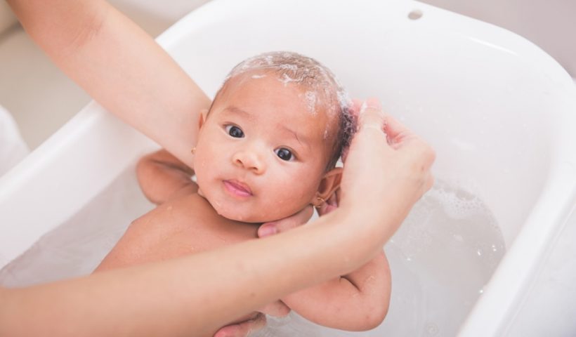 Wash Your Baby's Hair